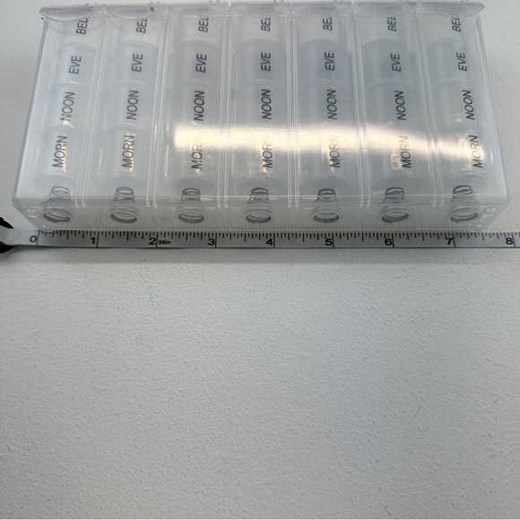 Medication Organizer with 4 daily times Pop-Up Weekly Pill Medicine - Picture 4 of 7